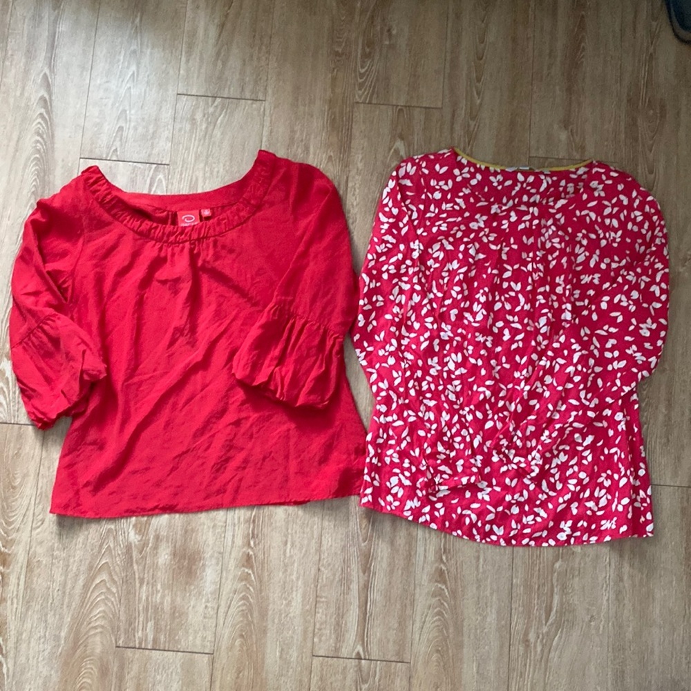 O Oscar & Boden silk (silk blend) tops. Size 8/10